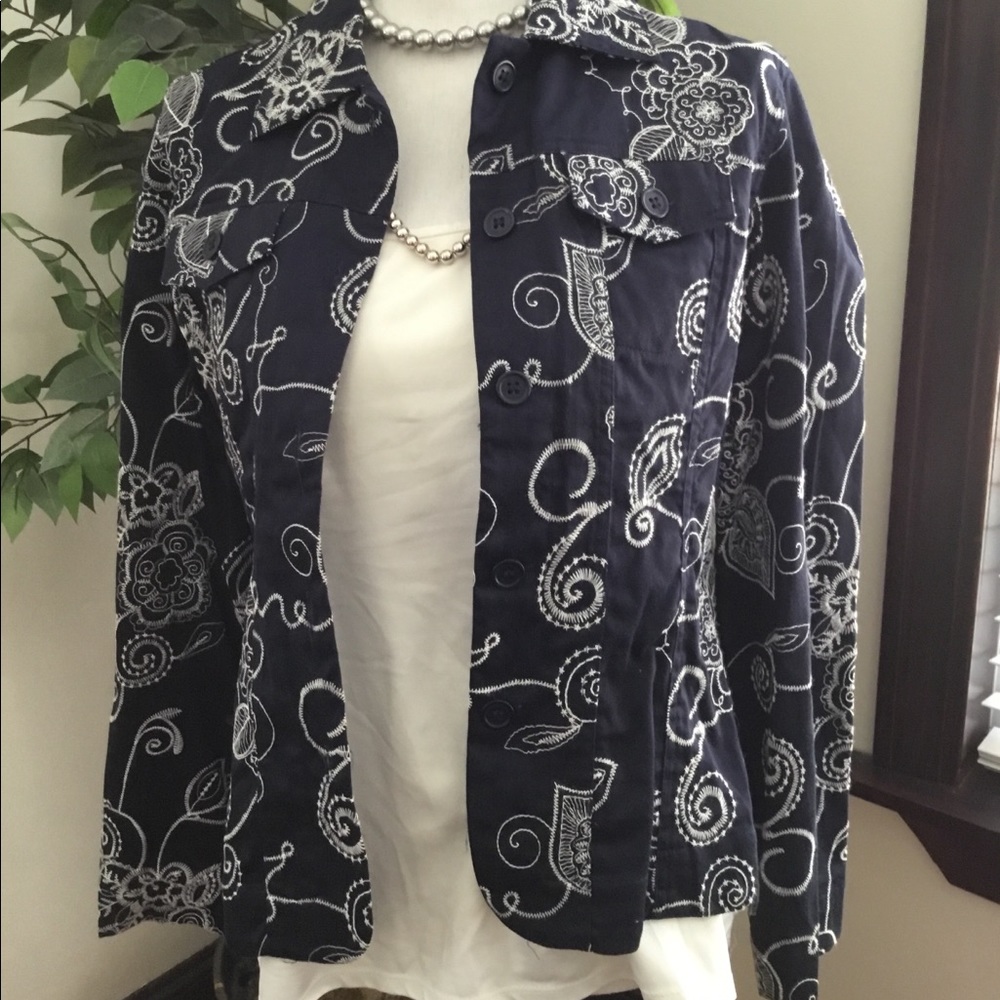 Embroidered Button Down